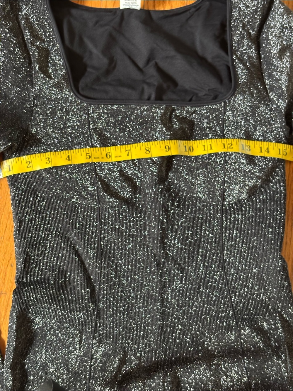 PINK Victoria's Secret Black Sparkle Long-Sleeve Jumpsuit - Picture 6 of 10
